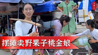 兒時的野果子桃金娘妳們吃過嘛？挑著兒時的野果，販賣人間煙火 新農人 農村生活 農村生活 正能量 白菜GG [upl. by Rettke]