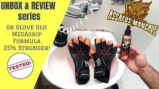 Goalkeeper GK Glove Glue Mega Grip review [upl. by Murtha301]