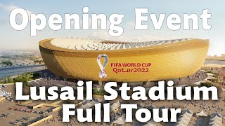 Lusail Stadium Opening Event  20220812 80000 Seats Qatar FIFA World Cup 2022 Final Stadium [upl. by Cai]