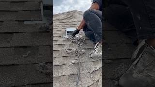 Clogged dryer vent cleaning dryervent dryerventcleaning r [upl. by Ahsinaw757]