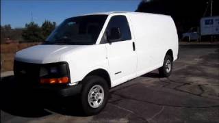 2006 Chevrolet Express Cargo Van 3500 Start Up Engine amp In Depth Tour [upl. by Robert]