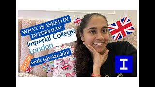 Interview for IMPERIAL COLLEGE LONDON  MiM  got offer  SCHOLARSHIP [upl. by Kelwen]