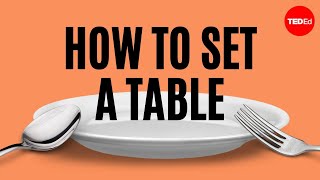 How to set the table  Anna Post [upl. by Tertius]