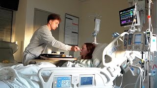 Taking Care Of My Wife After Surgery Removing A Brain Tumor Recovery [upl. by Om]