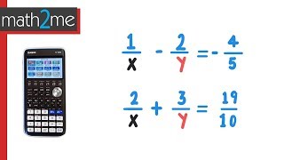 SISTEMAS LINEALES 2x2 con FRACCIONES en una Calculadora [upl. by Ginnie516]