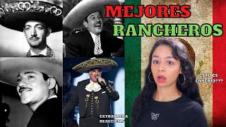 Los MEJORES CANTANTES de RANCHERAS MEXICANAS  EXTRANJERA REACCIONA por PRIMERA VEZ [upl. by Salokcin]