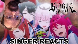 Singer Reacts to Mori Calliope  Start Again ENigmatic Recollection Chapter 1 [upl. by Mcfarland]