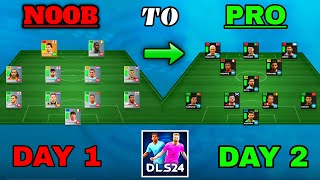 Dream League Soccer 2024  Make Noob to Pro Account  Official DLS 24 [upl. by Ahsinal]