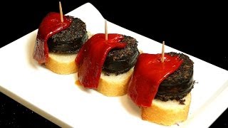 Pintxo de morcilla de arroz [upl. by Mortensen]