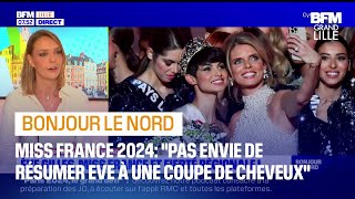 Miss France 2024 couronnement dEve Gilles la fierté régionale [upl. by Moneta]