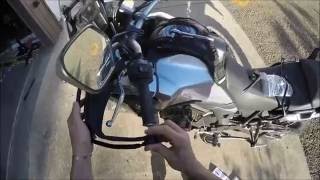 HONDA AFRICA TWIN Hepco amp Becker Hand Guard Bar Install and Bike Walk Around [upl. by Enoyrt]