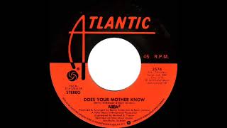 1979 HITS ARCHIVE Does Your Mother Know  ABBA stereo 45 [upl. by Britte208]