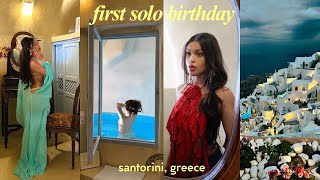 My First Solo Birthday Trip to Santorini Greece [upl. by Aken]