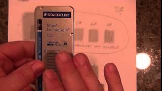 FaberCastell 9000 vs Staedtler Mars Lumograph 100  Best Drawing Pencils search [upl. by Naujet811]