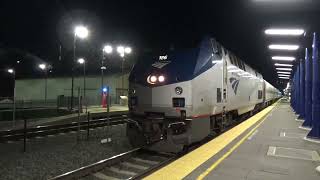 Northbound Amtrak 506 departs the Tacoma Dome Station [upl. by Asssilem]