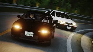 Trailer R32 VS AE86 TURBO [upl. by Neelear]