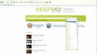 How to Save Youtube Videos Using Keepvid [upl. by Nihi]