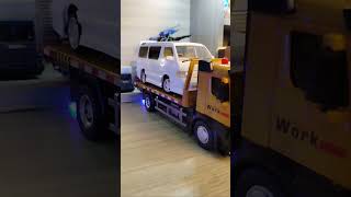 flatbed tow truck modelcars toys toyotahiace [upl. by Neleb]