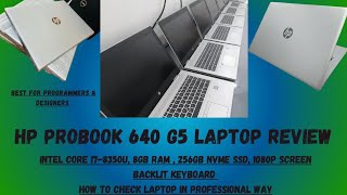 HP Probook 640 G5 Laptop Review [upl. by Lednyk]