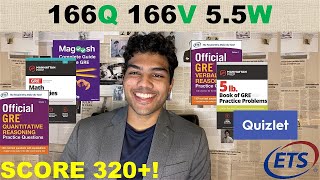 HOW I STUDIED FOR THE GRE  EXACTLY WHICH BOOKS TO USE SCORE 332 [upl. by Magan]