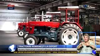 Tractoarele româneşti la mare căutare în Egipt vor fi produse la Băicoi [upl. by Chon]