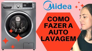 COMO FAZER A AUTO LIMPEZA NA LAVA E SECA MIDEA [upl. by Eleumas807]