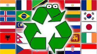 Mr Recycle in different languages meme  Symbol Lore [upl. by Colier285]