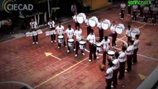 Coruña Marching Band CIECAD 2010 Linea de Percusion [upl. by Eilyab]