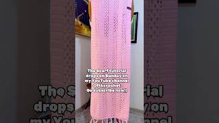 Crochet Scarf  Throw blanket crochet diy tutorial scarf [upl. by Oirotciv593]