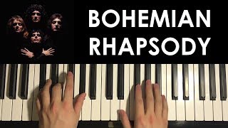 HOW TO PLAY  Bohemian Rhapsody  by Queen Piano Tutorial Lesson PART 2 [upl. by Lalitta865]