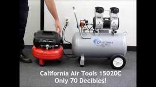 California Air Tools 15020C Ultra Quiet Air Compressor  Noise Demonstration [upl. by Chrissie]