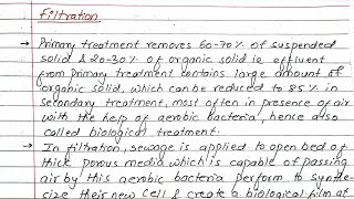 Unit7  Waste Water Treatment  Trickling Filter  Sanitary Engineering  Prashant YT  BE Civil [upl. by Ruzich]