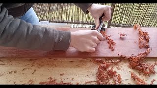 Padauk  Poplar Drop Top Guitar Build  Part 1 [upl. by Ardnat]