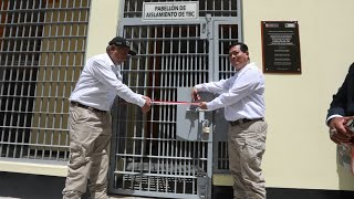 MINJUSDH inaugura pabellones para ampliar capacidad de albergue en el penal de Chimbote [upl. by Barnum]