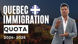 Quebec Immigration Levels Plan  2024  2025 Canadian Immigration [upl. by Gisser185]