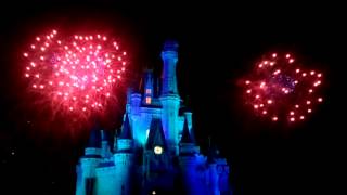 Disney World July 4th 2013 celebration fireworks [upl. by Ecnaled489]