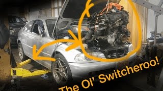 BMW e46 full engine replacement on a 2000 323Ci [upl. by Carpet]