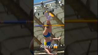 Is Pole Vault Risky😱 facts ytshortsindia [upl. by Appleby]