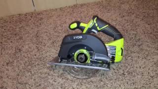 Ryobi 18v 612 Circular Saw Review [upl. by Garvy303]