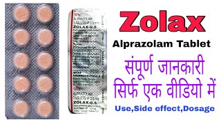 Zolax 05 mg tablet review in Hindi  Alprazolam Tablet 05 mg  Zolax Tablet [upl. by Loretta305]