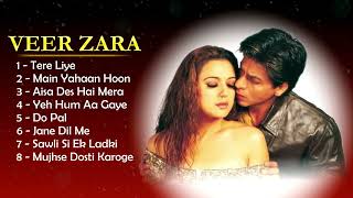 Veer Zaara Veer Zaara All Songs Shahrukh Khan Preity Zinta evergreenhits jukebox bollywood [upl. by Ahsaela]