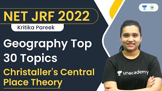 Geography Top 30 Topics  Christallers Central Place Theory  NET JRF 2022  Kritika Pareek [upl. by Dennis]