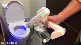 ion Wireless Blue Light Nano Disinfection Auto Spray Gun [upl. by Joya]