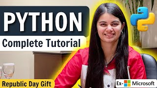 Python Tutorial for Beginners Full Course at shradhaKD  Republic Day Gift [upl. by Addiel]