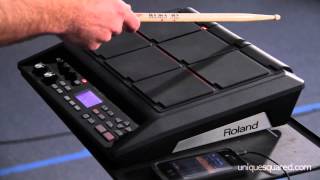 Roland SPDSX Sampling Pad Overview and Demo  UniqueSquaredcom [upl. by Rebe]