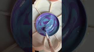 Beautiful Colors Mixing💜💙 shorts satisfying viralvideo [upl. by Kathi]