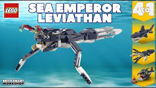 Sea Emperor Leviathan LEGO 31088 Alternate Digital Build [upl. by Ahsimot]