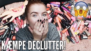 ♡ JEG DECLUTTER HELE MIN MAKEUP KOLLEKTION ♡ [upl. by Wieche]