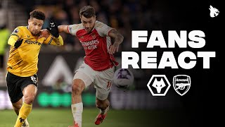 Wolves Fans React To Wolves 02 Arsenal [upl. by Paolo839]