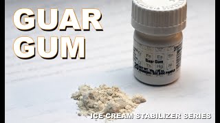 Guar Gum  The ultimate ice cream stabilizer [upl. by Zerk]